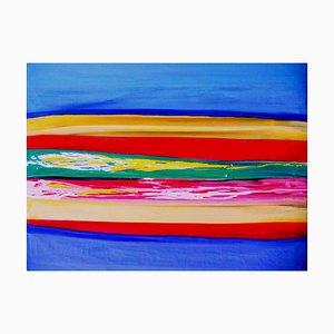 Giuseppe Zumbolo, Morning (Sky and Sea), Acrylic on Canvas, 2021