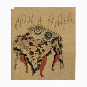 Katsushika Hokusai, Surimono, xilografia, XIX secolo