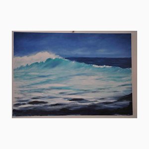 Huile et Acrylique sur Toile, Adriano Bernetti da Vila, Australian Waves, 2018