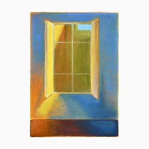 Roberto Cuccaro, Open Window, Gouache, década de 2000