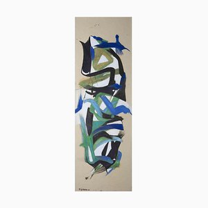 Giorgio Lo Fermo, Abstrakte Komposition, Öl auf Leinwand, 2020er