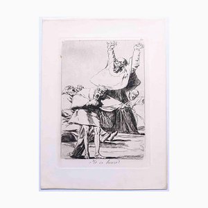 Francisco Goya, Ya es hora aus Los Caprichos, Radierung, 1878