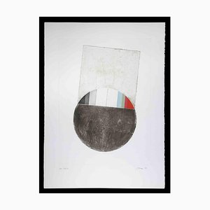 Eugenio Carmi, Abstract Composition, Etching, 1987