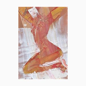 Anastasia Kurakina, Nude of a Woman, Watercolor, 2018