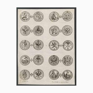 Jacques Callot, Nobles escudos de armas, Grabado, siglo XVII