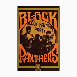 Diamond, Black Panthers Party, Tecnica mista su tela, 2017