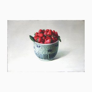 Zhang Wei Guang, Strawberries, Oil on Canvas, 2008