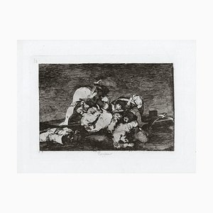 Francisco Goya, Tampoco, Radierung, 1863