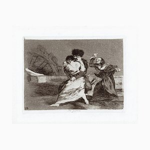 Francisco Goya, No Quiren, Radierung, 1863
