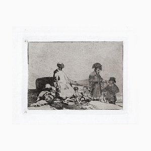 Francisco Goya, Si Son de Otro Linage, Acquaforte, 1863