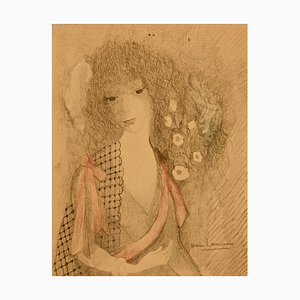 Marie Laurencin, Dans les Rigieres, Tecnica mista, anni '50