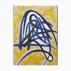 Giorgio Lo Fermo, Composition Abstraite, Huile sur Toile, 2020