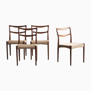Dining Chairs Model 223 by H.W. Klein for Bramin, Denmark, 1960s, Set of 4