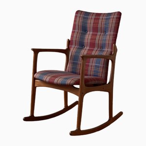 Rocking Chair Vamdrup Vintage en Teck, 1960s