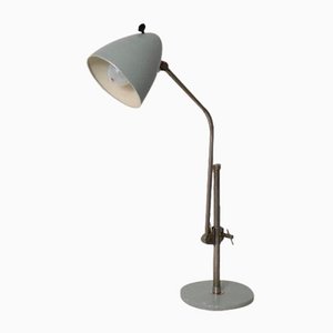 Lámpara de escritorio ajustable industrial de Hala, Países Bajos, años 50
