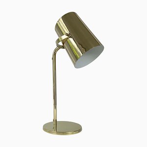 Finnish Adjustable Brass Table Lamp, 1940s