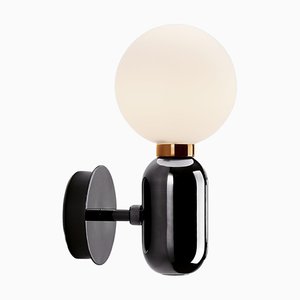 Aballs A Wall Lamp in Black Ceramic by Jaime Hayon for Parachilna