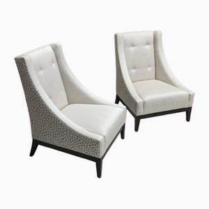 Portman Lounge Chairs in Beech, Set of 2