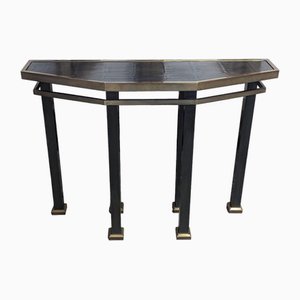 Table Console Vintage en Laiton