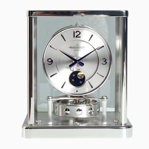 Atmos Moon Phase with Wall Console by Jaeger Lecoultre, 1990s