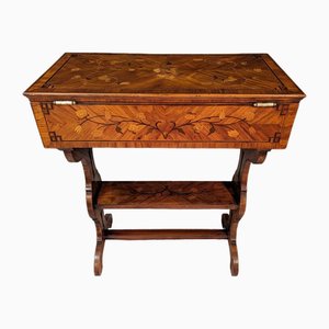 Louis XV Style Side Table in Marquetry, 1920s