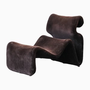 Mid-Century Etcetera Lounge Chair with Footrest by Jans Ekselius, Set of 2