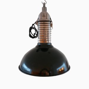 Lampes à Suspension Industrielles Mid-Century de Philips, Pays-Bas, Set de 2