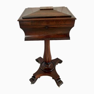 Antique Victorian Rosewood Side Table, 1850s