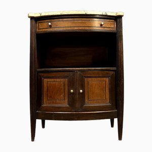 Lady's Commode with Doors in Mahogany & Marquetry, 1890s