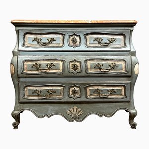 Louis XV Bordelaise Tomb Commode in Painted Wood