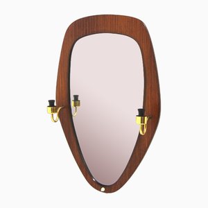 Miroir Scandinave en Palissandre, Suède, 1960s