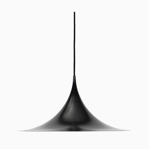 Black Semi Hanging Lamp by Claus Bonderup & Torsten Thorup