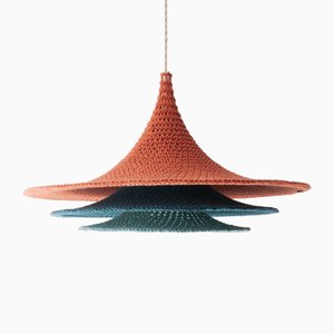 Lampe Color Layers en Crochet Fait Main par Com Raiz