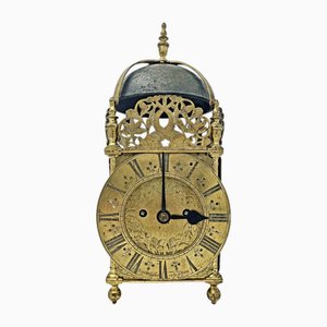Antique English Lantern Clock by Ignatius Huggeford, 1685