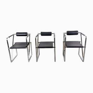 Silla Seconda Chairs attributed to Mario Botta, Italy, 1980s, Set of 3