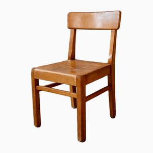 Wooden Children's Bistro Chair, 1950s