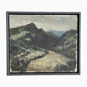 Stanley Joyce, Landscape, Oil on Canvas, 1960s, Framed