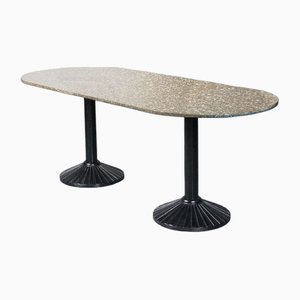 Ristoro Table with Granite Top by Peter Noever for Zanotta, Italy, 1986