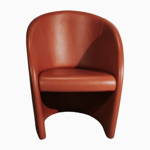 Intervista Lounge Chair by Massimo and Lella Vignelli for Poltrona Frau, Italy 1989