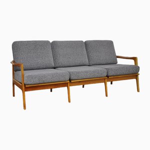 Sofa im skandinavischen Stil aus Kirschholz, 1960er