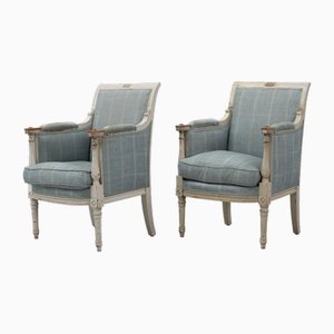 19th Century Berger Armchairs, Set of 2