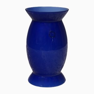 Murano Series Idalion Blue Glass Vase by Alessandro Mendini for Venini, 1995