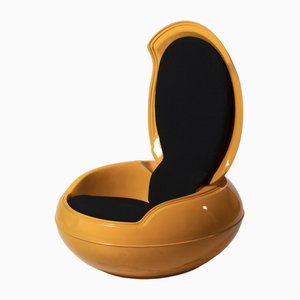 Yellow Garden Egg Lounge Chair by Peter Ghyczy for Ghyczy, 1970s