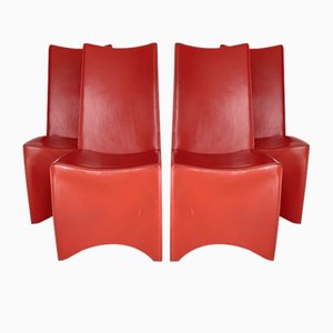 Ed Archer Chairs by Philippe Starck for Driade, 1986, Set of 4