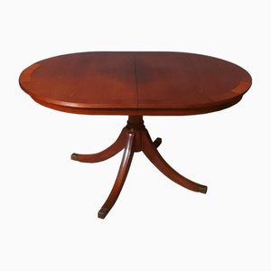 Art Deco Mahogany Extendable Table, 1940s
