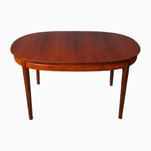 Ausziehbarer skandinavischer Tisch aus Mahagoni, 1950er