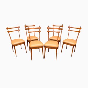 Chairs by Ico and Luisa Parisi, 1950s, Set of 6