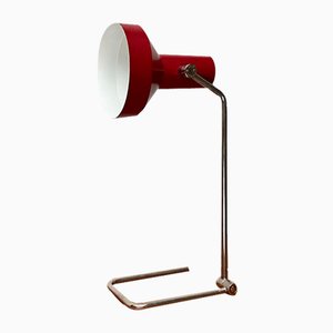 Lámpara de mesa minimalista alemana Mid-Century de Hala, años 60