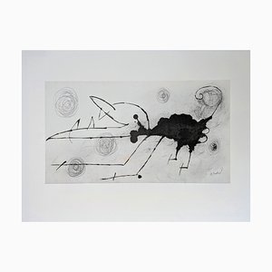 Joan Miro, Hund, Lithographie, 1977