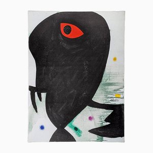 Joan Mirò, Testa II, Litografia, 1974